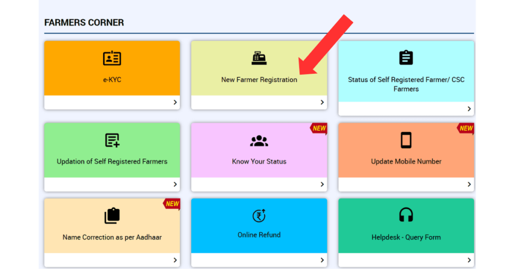 PM Kisan Registration Process